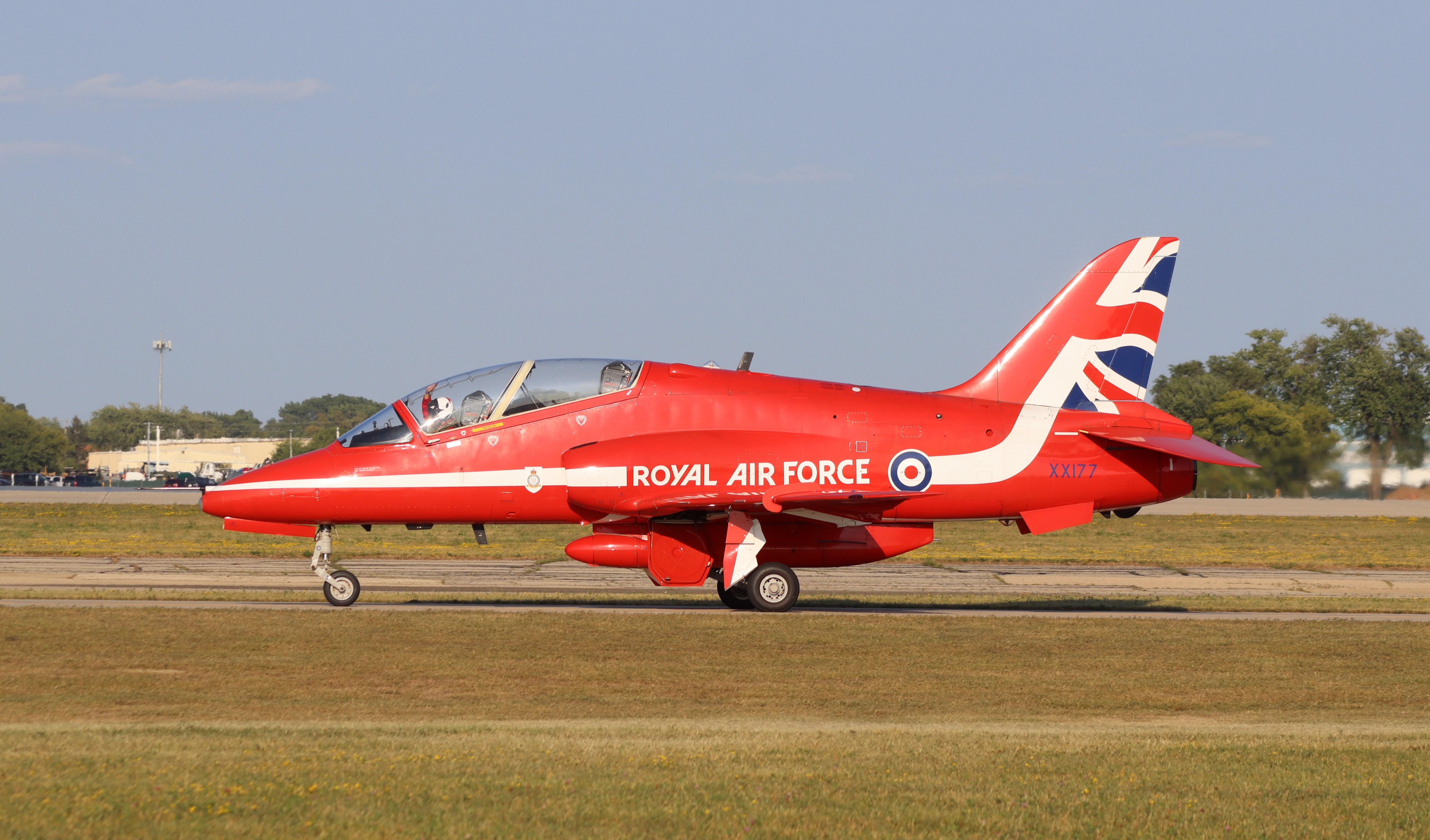 Aircraft XX177, Hawker Siddeley T.1A, at KOSH, photo by MarkPasqualino