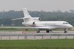 Aircraft TC-MKR, Untitled Falcon 900, at LOWW, photo by Andy Graf