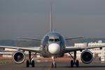 Aircraft OE-LEW, FlyNiki A321, at LOWL, photo by Andy Graf