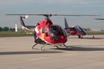 Aircraft D-HTDM, Flying Bulls Bo105, at LOWL, photo by Andy Graf