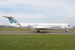 Aircraft D-AOLG, Avantiair F100, at LOWL, photo by Andy Graf