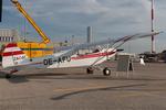 Aircraft OE-AFU, Untitled Piper 18, at LOWL, photo by Andy Graf