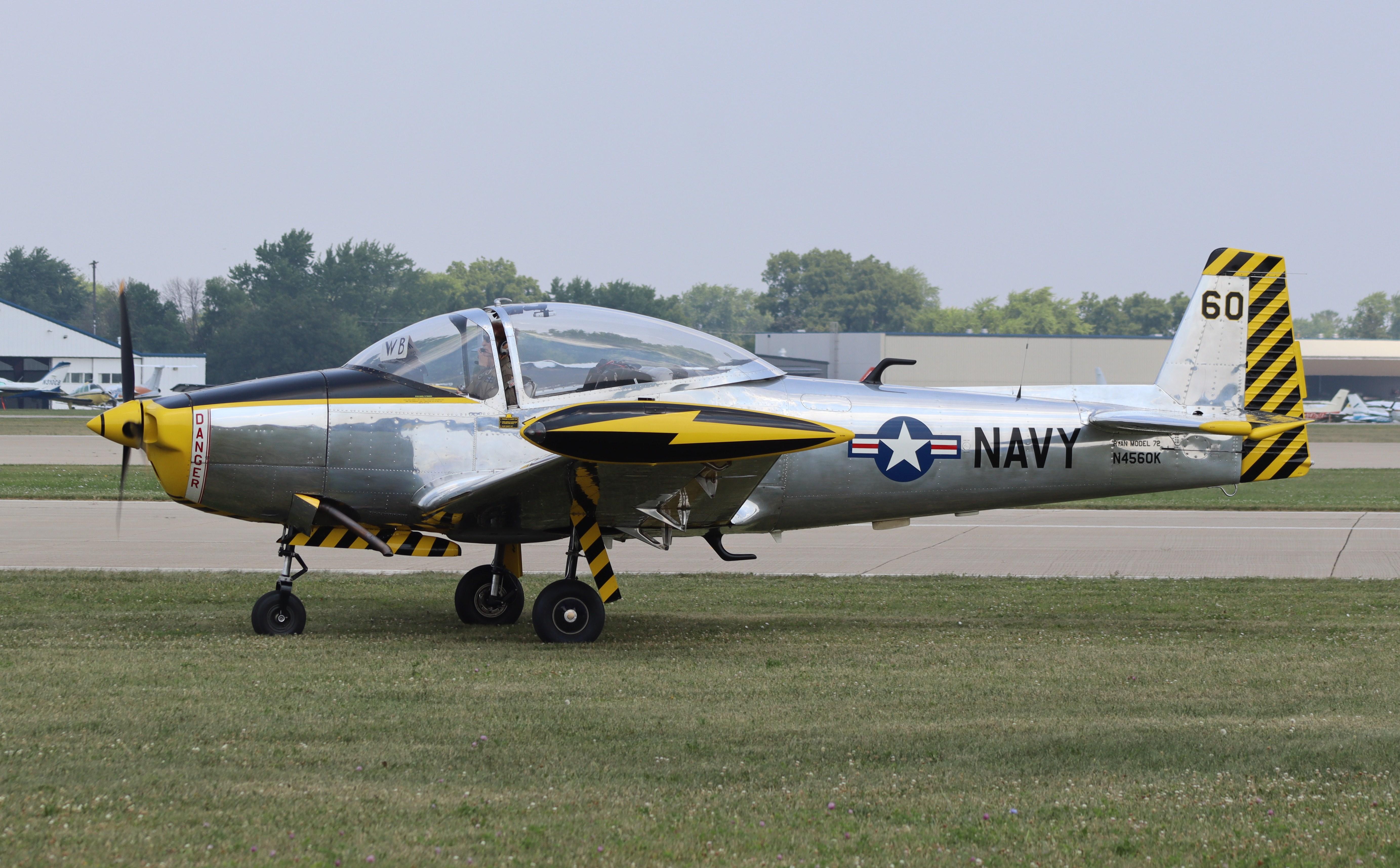 Aircraft N4560K, Ryan Navion A, at KOSH, photo by MarkPasqualino