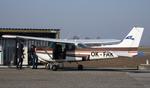 Aircraft OK-FAK, Czech Cutlass RG on e refueling stop at Schärding-Suben, Austria, at LOLS, photo by ReinhardJost