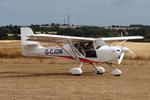 Aircraft G-CJOM, Just landed at Northrepps., at X3CX, photo by Graham Reeve