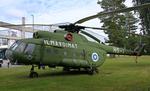 Aircraft HS-1, Finnish Air Force Mil-8T in front of the Suomen Ilmavoimamuseo (Finnisch Air Force Museum) at Tikkakoski, Finland, photo by ReinhardJost
