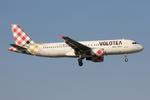 Aircraft EC-NOR, Airbus A320-216 reg EC-NOR of Volotea approaching RW31 MLA., at LMML, photo by raymond