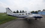 Aircraft D-GATM, Piper Seneca at Ozzano, a training and refueling station near Bologna, Italy, at LIKO, photo by ReinhardJost