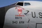 Aircraft 63-8879, nose art, at KSMX, photo by Olivier Cortot