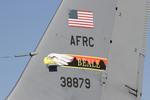 Aircraft 63-8879, tail markings, at KSMX, photo by Olivier Cortot