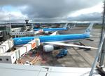 Aircraft PH-BKC, Boeing 787-10 Dreamliner of KLM at Amsterdam Schiphol airport, at EHAM, photo by iwarnecke
