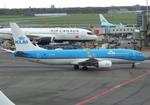 Aircraft PH-HSD, Boeing 737-8K2 of KLM at Amsterdam Schiphol airport, at EHAM, photo by iwarnecke