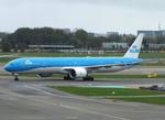 Aircraft PH-BVD, Boeing 777-306/ER of KLM at Amsterdam Schiphol airport, at EHAM, photo by iwarnecke
