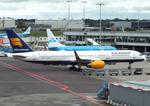 Aircraft TF-ISR, Boeing 757-256 of Icelandair at Amsterdam Schiphol airport, at EHAM, photo by iwarnecke