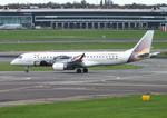 Aircraft D-AMWO, EMBRAER 190AR (ERJ-190-100IGW) of German Airways at Amsterdam Schiphol airport, at EHAM, photo by iwarnecke