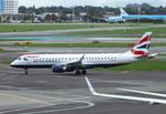 Aircraft G-LCYR, EMBRAER 190SR (ERJ-190-100SR of British Airways at Amsterdam Schiphol airport, at EHAM, photo by iwarnecke