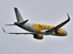Aircraft EC-MEA, Vueling (Andalucia Livery), Bordeaux (BOD) Barcelona (BCN) VY2913, at LFBD, photo by Jean Christophe Ravon / FRENCHSKY