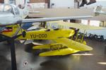 Aircraft YU-CGO, Zmaj Fizir FN Hydro on floats (with wheel landing gear displayed in front of the floats) at the Technical Museum Nikola Tesla, Zagreb, photo by iwarnecke