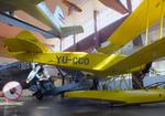 Aircraft YU-CGO, Zmaj Fizir FN Hydro on floats (with wheel landing gear displayed in front of the floats) at the Technical Museum Nikola Tesla, Zagreb, photo by iwarnecke
