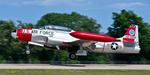 Aircraft N133KK, TX ANG painted T-33, at KOSH, photo by topgunphotography