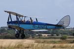 Aircraft G-ANFL, Landing at Northrepps., at X3CX, photo by Graham Reeve