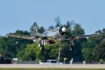 Aircraft N74190, Happy Jacks departs for the Heritage Demo, at KOSH, photo by topgunphotography