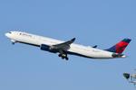 Aircraft N804NW, Delta A333 departing for a Trans-Atlantic flight, at KBOS, photo by FerryPNL