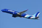 Aircraft N3293J, JetBlue A223 departing, at KBOS, photo by FerryPNL
