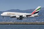 Aircraft A6-EVQ, SFO 2026, at KSFO, photo by ClaytonEddy