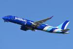 Aircraft N3289J, JetBlue A223 departing, at KBOS, photo by FerryPNL
