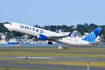 Aircraft N17429, United B739M lifting-off from BOS, at KBOS, photo by FerryPNL