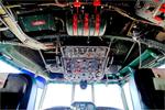 Aircraft F-BGNJ, F-BGNJ - Lockheed L-1049G Super Constellation, cockpit, Amicale du Super Constellation, Nantes-Atlantique airport (LFRS-NTE), at LFRS, photo by Yves-Q
