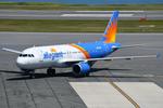 Aircraft N233NV, Allegiant A320, at KBOS, photo by FerryPNL
