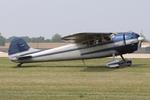 Aircraft N127GM, Cessna 195, at KOSH, photo by MarkPasqualino