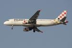 Aircraft EC-NOQ, Airbus A320-216 reg EC-NOQ of Volotea on approach RW3 MLA., at LMML, photo by raymond