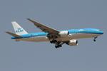 Aircraft PH-BQD, Boeing 777-206/ER reg PH-BQD of KLM Royal Dutch Airlines on final approach for RW13 MLA., at LMML, photo by raymond