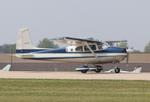 Aircraft N77XD, Cessna 182B, at KOSH, photo by MarkPasqualino