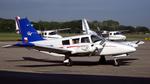 Aircraft N87MB, Seneca with Global Pilot Academy titles at Tampa Executive, FL, at KVDF, photo by ReinhardJost