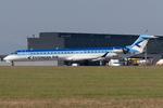Aircraft ES-ACD, Estonian Air CRJ900, at LOWW, photo by Andy Graf