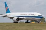 Aircraft B-2075, China Southern 777-200, at LOWW, photo by Andy Graf