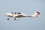 Aircraft F-HOAA, Diamond DA-40 Diamond Star, Take off rwy 25L, Brest-Bretagne Airport (LFRB-BES), at LFRB, photo by Yves-Q