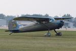 Aircraft N77114, Cessna 140, at KOSH, photo by MarkPasqualino