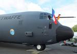 Aircraft 55 03, Lockheed Martin C-130J Super Hercules of the Luftwaffe (German Air Force) at ILA 2026, Berlin, at EDDB, photo by iwarnecke