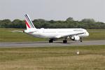 Aircraft F-GMZA, Airbus A321-111, Take off run rwy 07R, Brest Bretagne airport (LFRB-BES), at LFRB, photo by Yves-Q