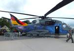 Aircraft 84 34, Sikorsky (VFW-Fokker) CH-53GS of the Luftwaffe (German Air Force) in '70 Jahre Luftwaffe / 70 years of Luftwaffe' special colours at ILA 2026, Berlin, at EDDB, photo by iwarnecke