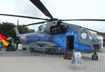 Aircraft 84 34, Sikorsky (VFW-Fokker) CH-53GS of the Luftwaffe (German Air Force) in '70 Jahre Luftwaffe / 70 years of Luftwaffe' special colours at ILA 2026, Berlin, at EDDB, photo by iwarnecke