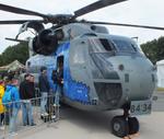 Aircraft 84 34, Sikorsky (VFW-Fokker) CH-53GS of the Luftwaffe (German Air Force) in '70 Jahre Luftwaffe / 70 years of Luftwaffe' special colours at ILA 2026, Berlin, at EDDB, photo by iwarnecke