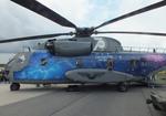 Aircraft 84 34, Sikorsky (VFW-Fokker) CH-53GS of the Luftwaffe (German Air Force) in '70 Jahre Luftwaffe / 70 years of Luftwaffe' special colours at ILA 2026, Berlin, at EDDB, photo by iwarnecke