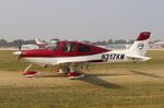 Aircraft N317KM, Cirrus SR22, at KOSH, photo by MarkPasqualino