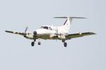 Aircraft 084, Embraer EMB-121AA Xingu, On final rwy 25L, Brest-Bretagne Airport (LFRB-BES), at LFRB, photo by Yves-Q